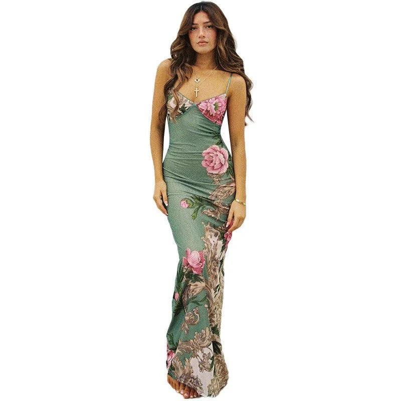 FLORAL PRINT MAXI DRESS - Image 5