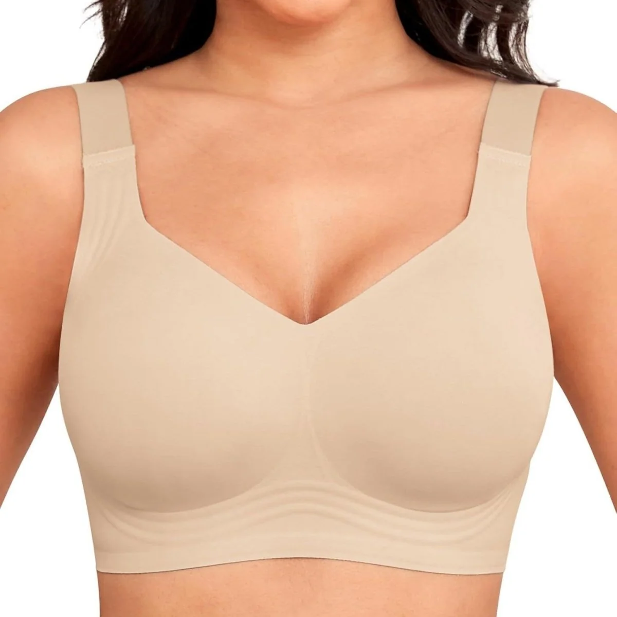 SEAMLESS JELLY BRA FULL COVERAGE PUSH UP NO UNDERWIRE BRA - Image 12