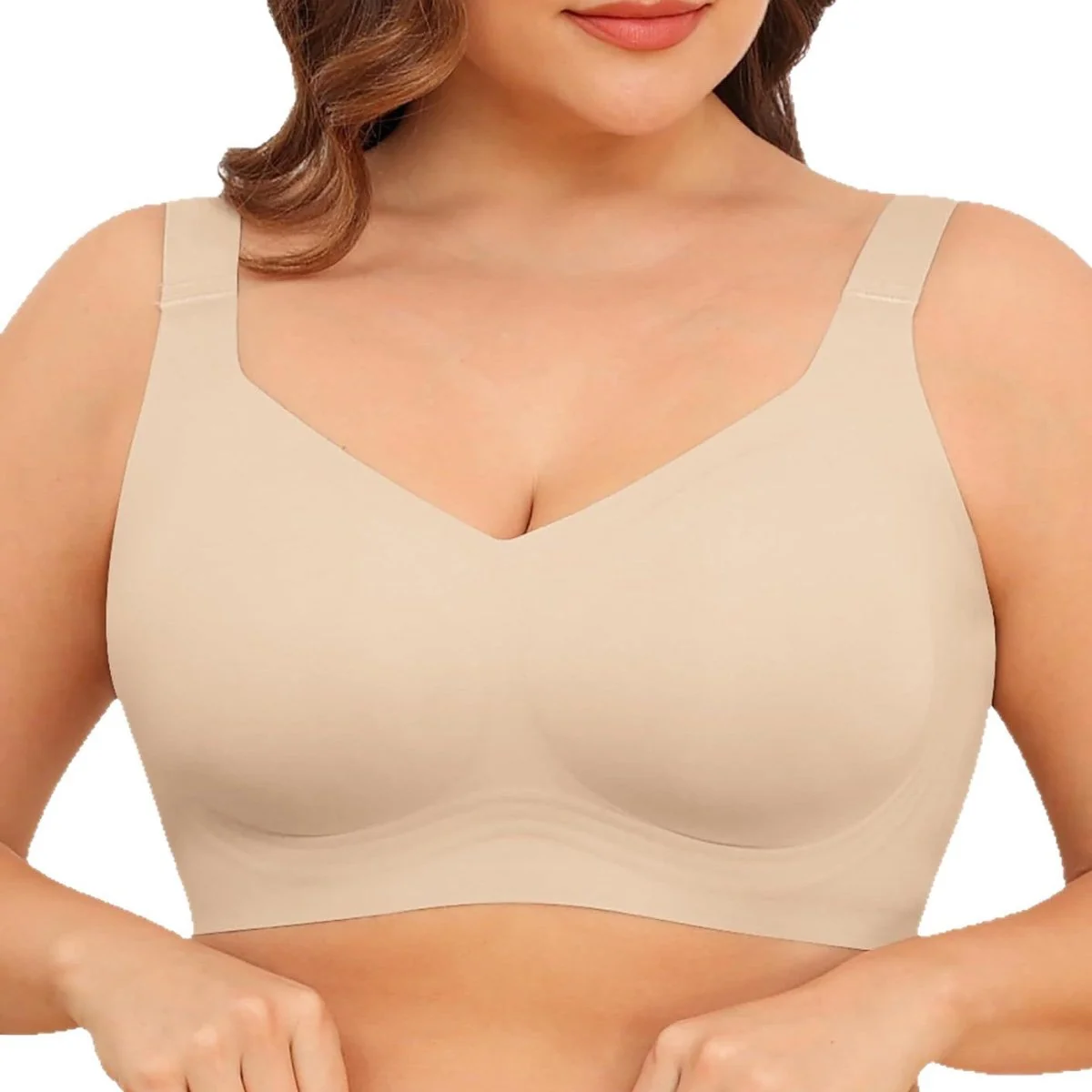 SEAMLESS JELLY BRA FULL COVERAGE PUSH UP NO UNDERWIRE BRA - Image 13