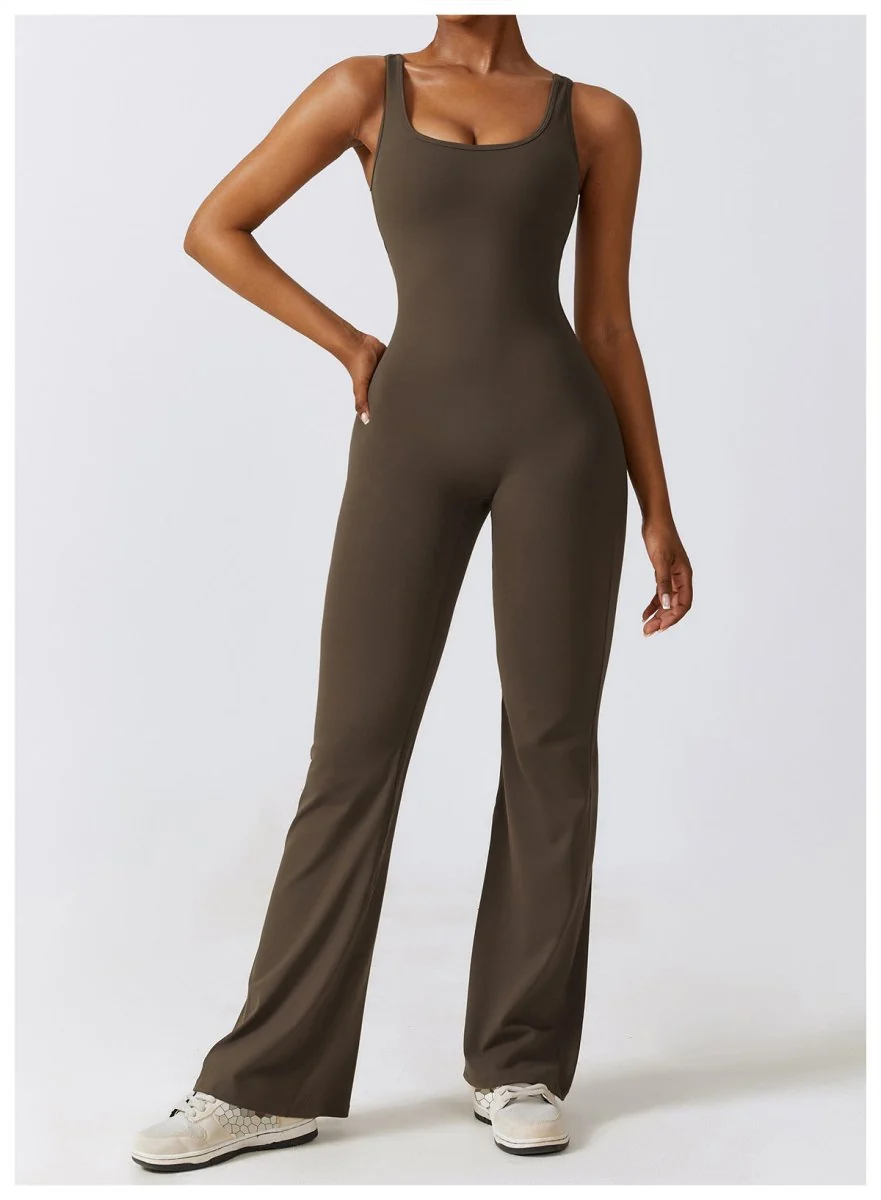 FLARE SCRUNCH JUMPSUIT - Image 3